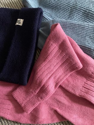 Lote calentadores y gorro de lana
