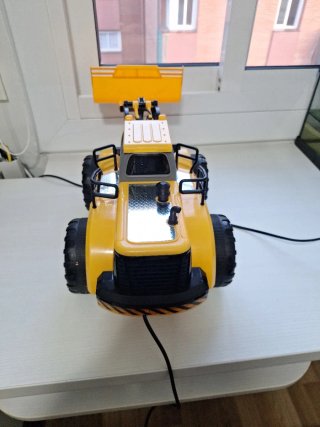 Camión Grúa Teledirigido Amarillo