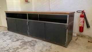 Mostrador - Aparador Industrial Hierro y Madera