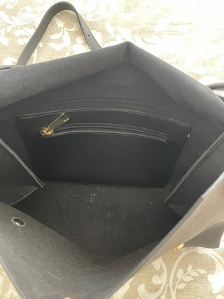 Bolso Clutch Piel Serpiente Negro Gris