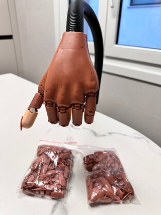 Mano de práctica para uñas + puntas