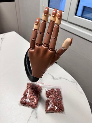 Mano de práctica para uñas + puntas