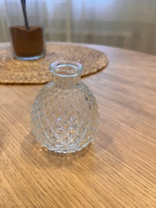 Jarrón de cristal pequeño