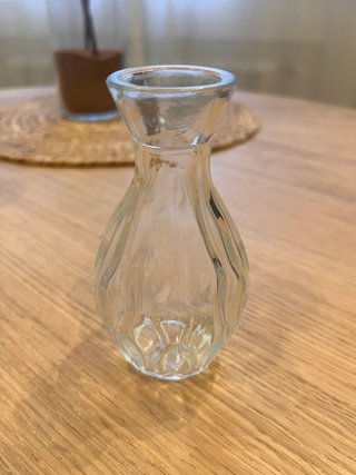 Jarrón de cristal pequeño