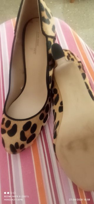 Zapatos de tacón leopardo talla 38
