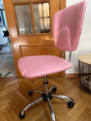 Silla de escritorio rosa