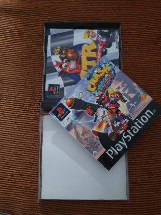 Crash Bandicoot 3 Warped PS1 solo con scatola e manuale