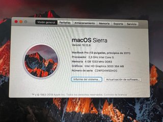 Portátil Apple Plata