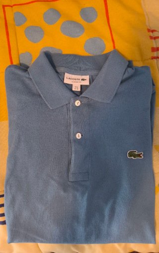Polo Lacoste Clásico Azul Talla M
