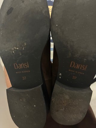 Botas altas Dansi marrones mujer talla 37