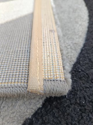 Alfombra moderna diseño ondulado