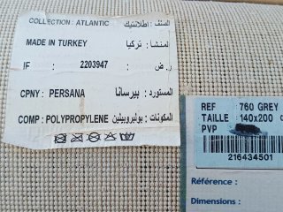 Alfombra moderna diseño ondulado