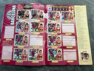 Pack Álbumes Liga 2007-2012 semicompletos