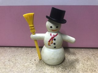 Muñeco de Nieve Playmobil con Escoba