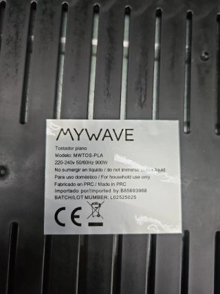 Tostador Plano My Wave Palma