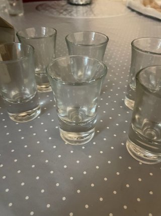 Vasos de chupito de cristal