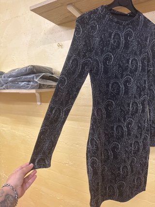 Vestito aderente glitter fantasia elegante nuovo