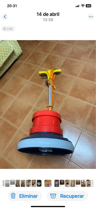 Pulidora de suelos 43 cm