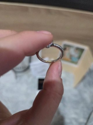 Anillo Corazón Disney Rojo Plata
