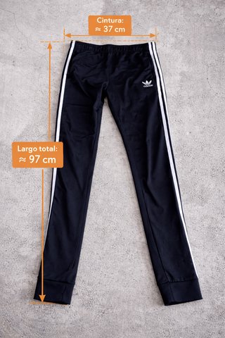 Pantalón de chándal negro de Adidas Originals 2000