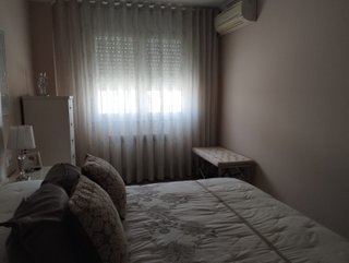 Cortinas Beige y Blancas 2.22x2.40