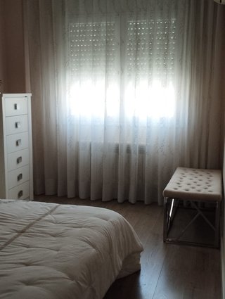 Cortinas Beige y Blancas 2.22x2.40