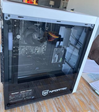 PC Sobremesa Nfortec Blanco/Rojo