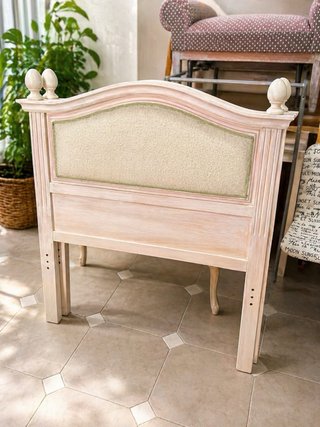 Dos Cabeceros Cama 90cm Tapizado Madera