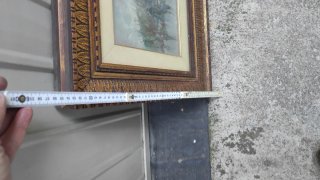 Quadro Pittura pittore Basile Cornice Oro