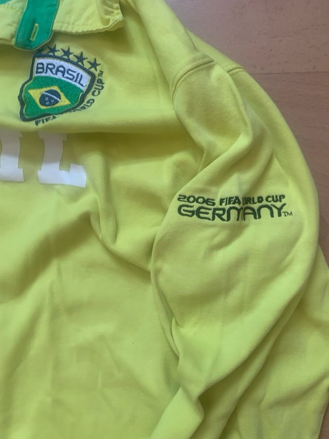 Camiseta Manga Larga Brasil 10 Mundial 2006