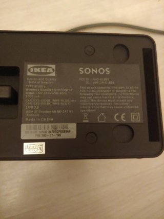 Altavoz Sonos IKEA Symfonisk Negro