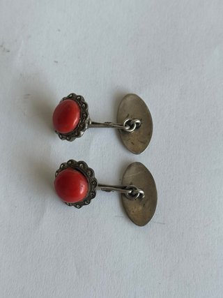 Gemelli in argento 800