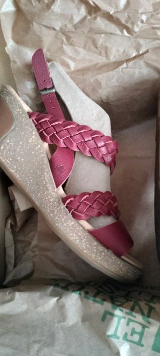 Sandalias El Naturista Rojas