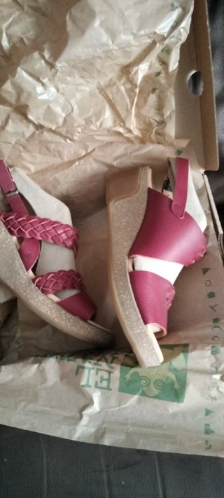 Sandalias El Naturista Rojas