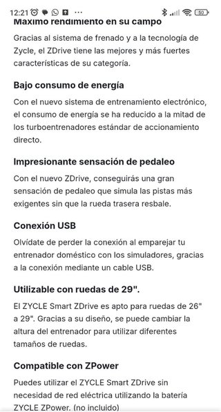 Rodillo Zycle Smart ZDrive