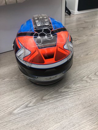 Casco Zamp Karting Azul y Negro