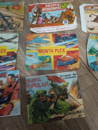 Lote Yankis Monta Plex y sobres vacíos