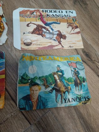 Lote Yankis Monta Plex y sobres vacíos