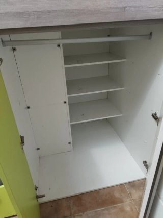 Cama nido 2 plazas con armarios y cajones