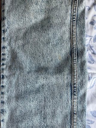 Pantalón vaquero bicolor