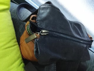 Bolso de piel artesanal - Estilo Country / Boho