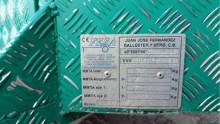 Remolque para perros verde
