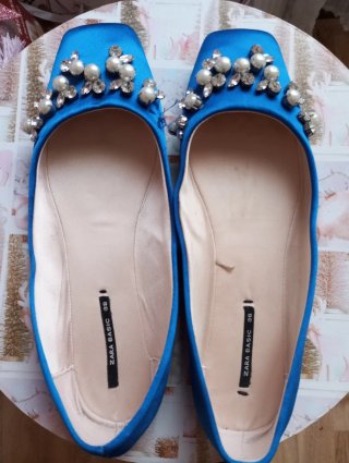 Bailarinas Zara Fiesta Talla 38