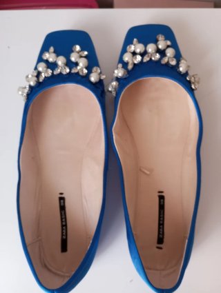 Bailarinas Zara Fiesta Talla 38