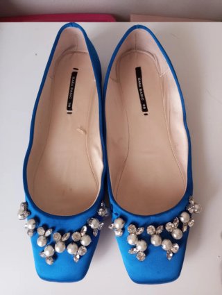 Bailarinas Zara Fiesta Talla 38