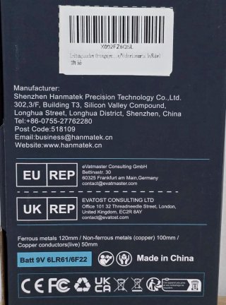 Detector de metales y cables 4 en 1