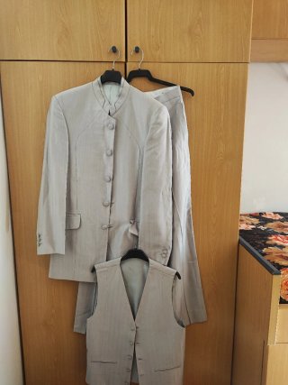 Traje de Novio Italiano Blanco