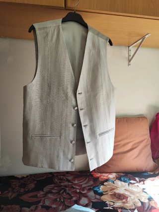 Traje de Novio Italiano Blanco