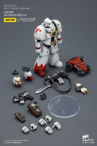 JoyToy Warhammer 30k White Scars MK VI Legionary