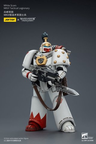 JoyToy Warhammer 30k White Scars MK VI Legionary
